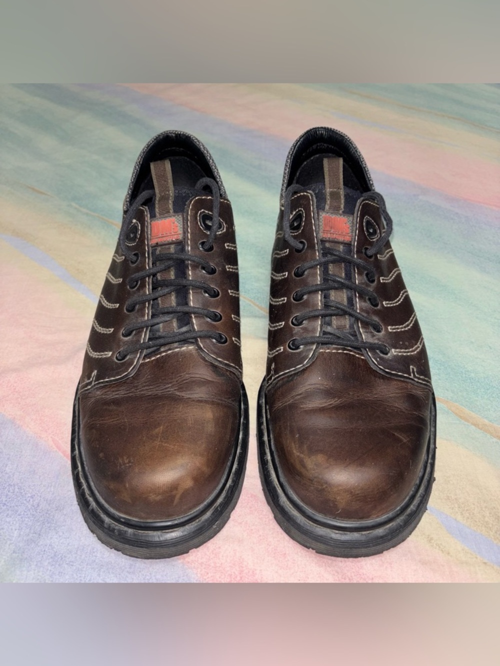 DR MARTENS 9243 BROWN Leather Oxford Air Cushioned Shoes MENS size 9 - Picture 10 of 10